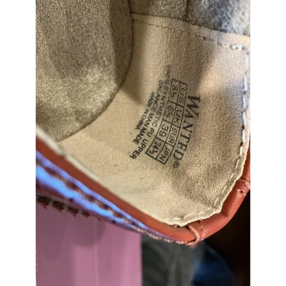 Wanted Womens Brown Wingtip Oxford Shoes Brogue Lace Up Size 8.5 US 39 EUR - Picture 7 of 7